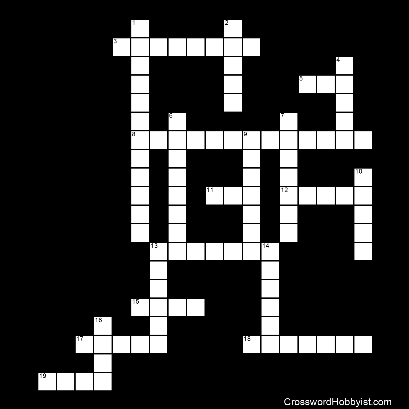 WHAT I'M THANKFUL FOR Crossword Puzzle