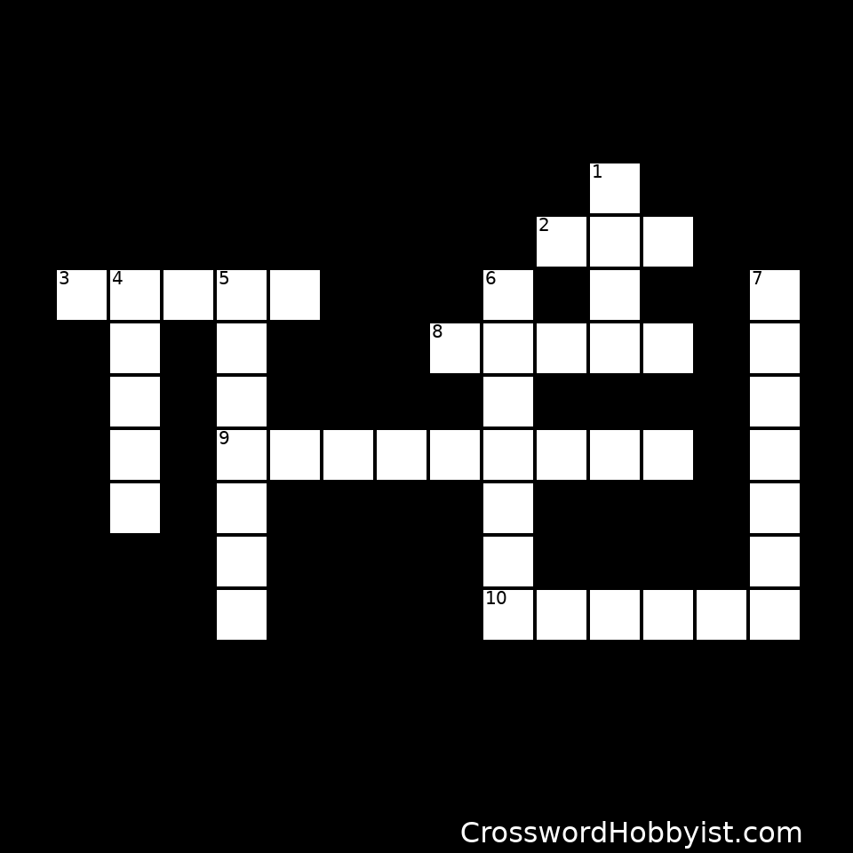 What is the hidden message? Crossword Puzzle