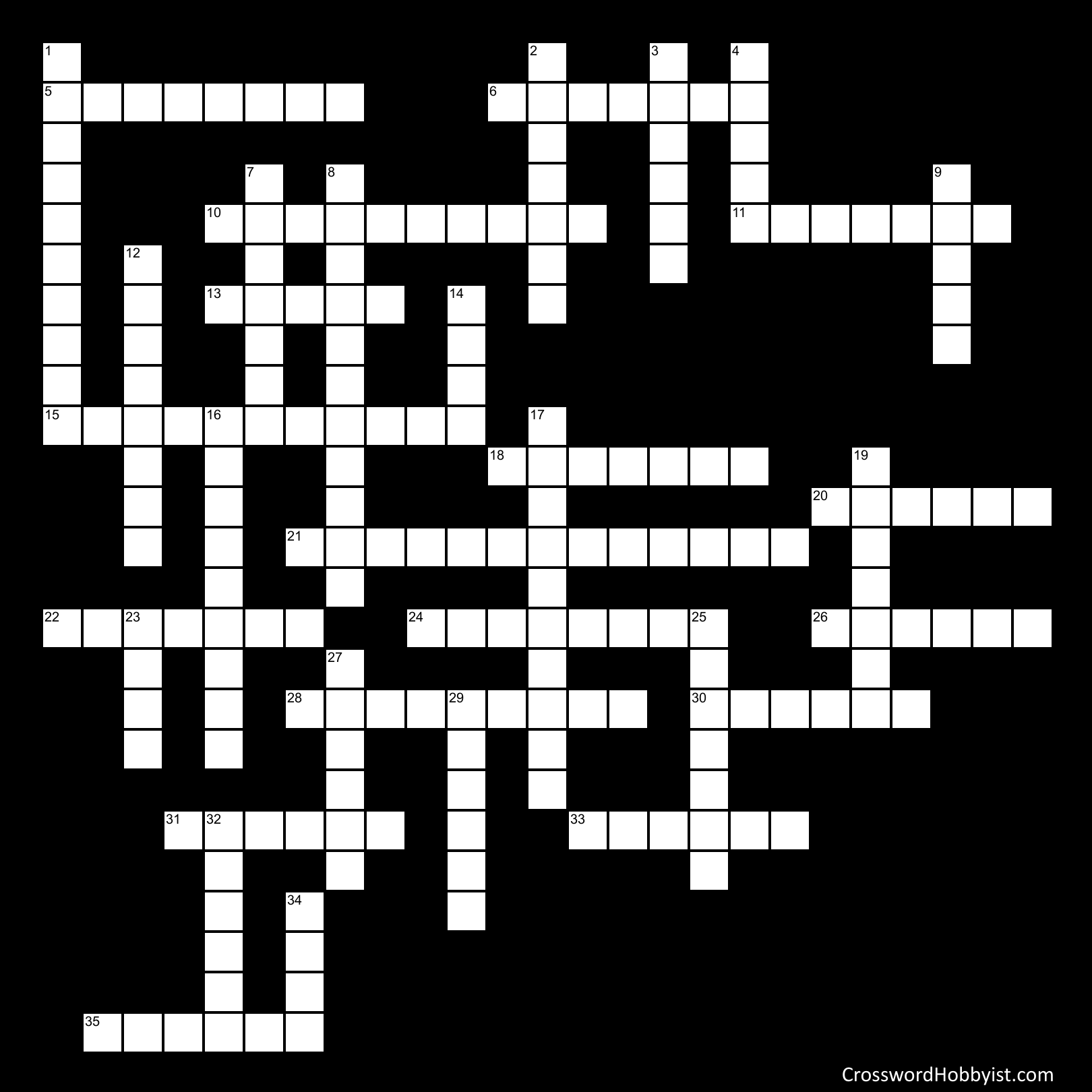 World Geography Crossword Puzzle