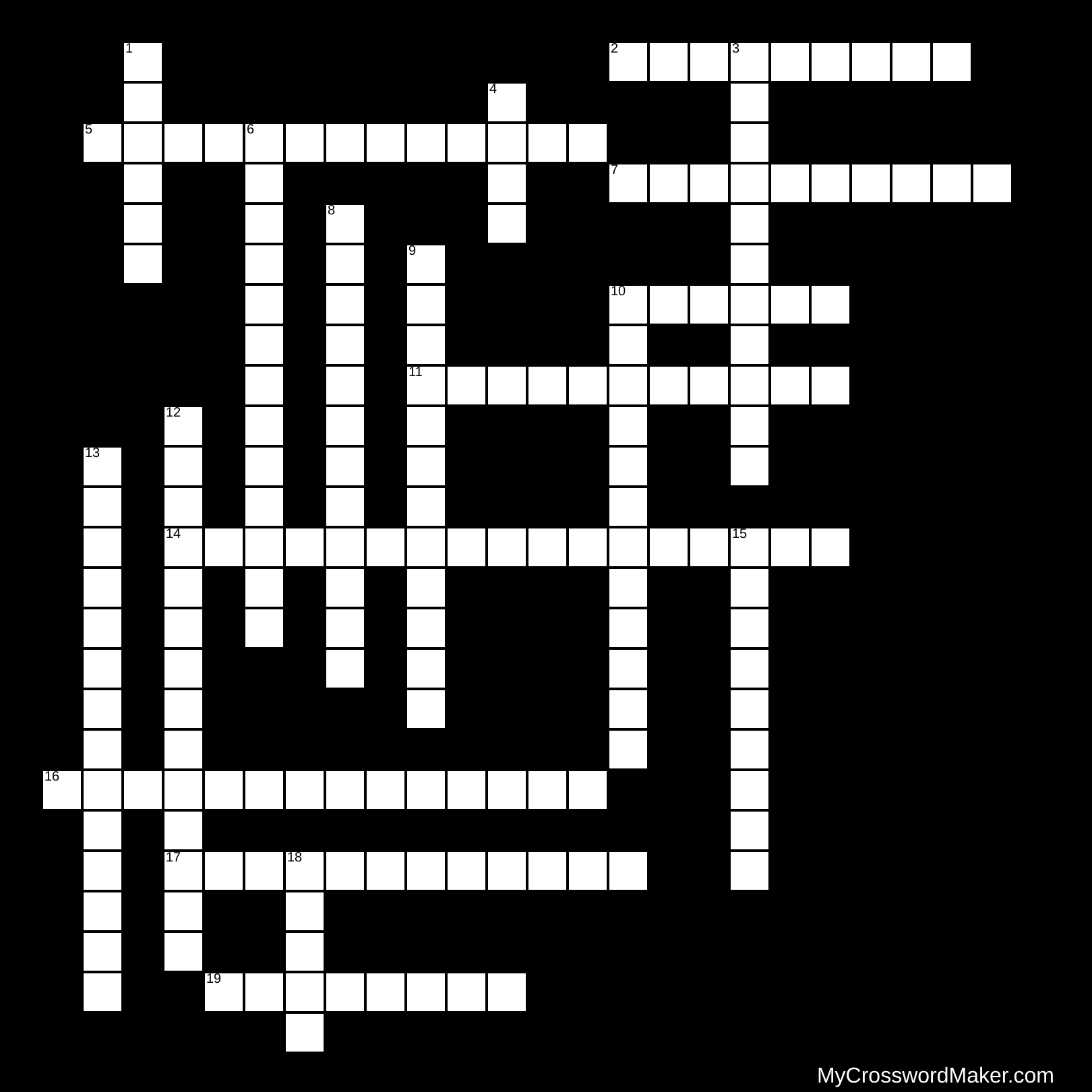 World War One Crossword Puzzle