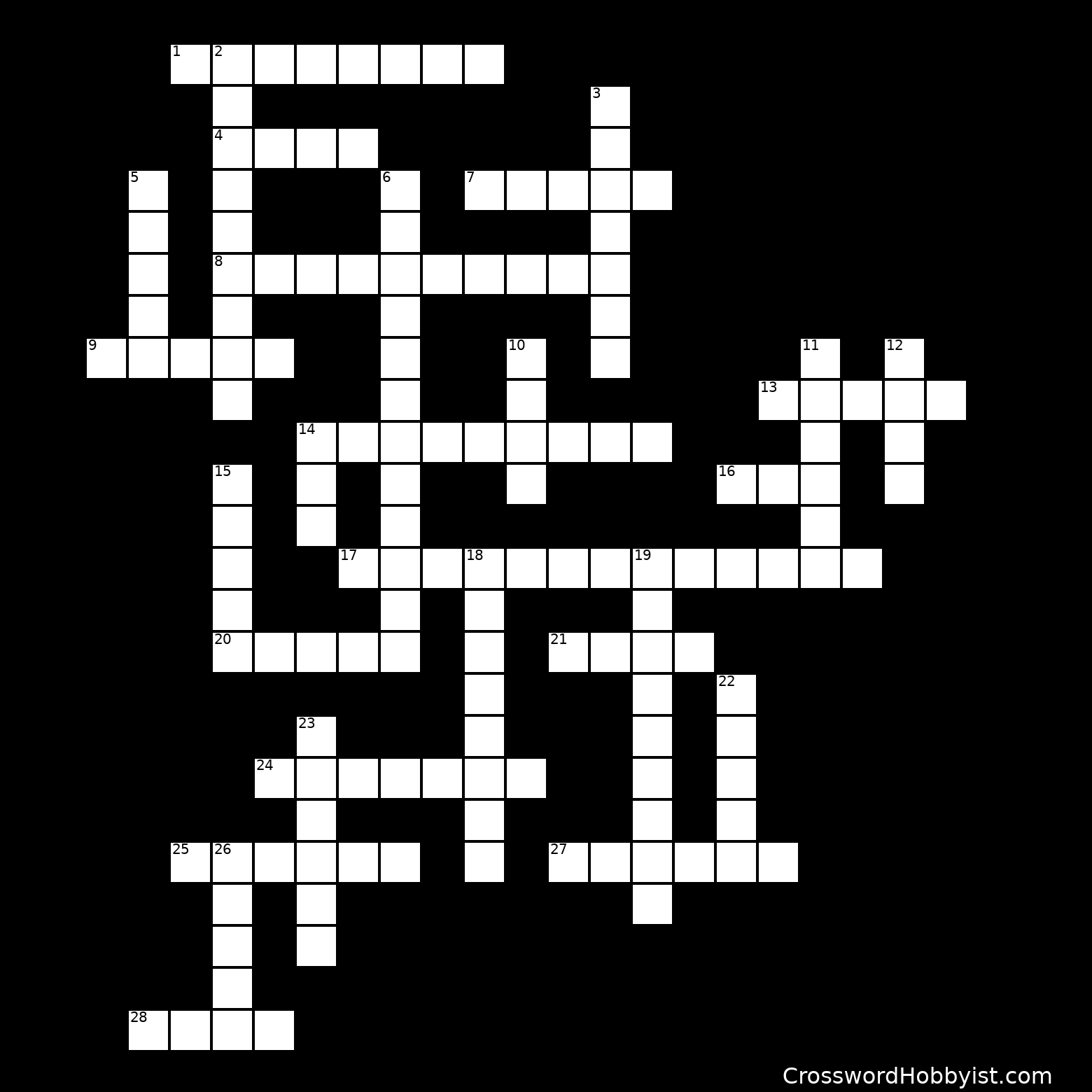 Zombie Crossword Crossword Puzzle