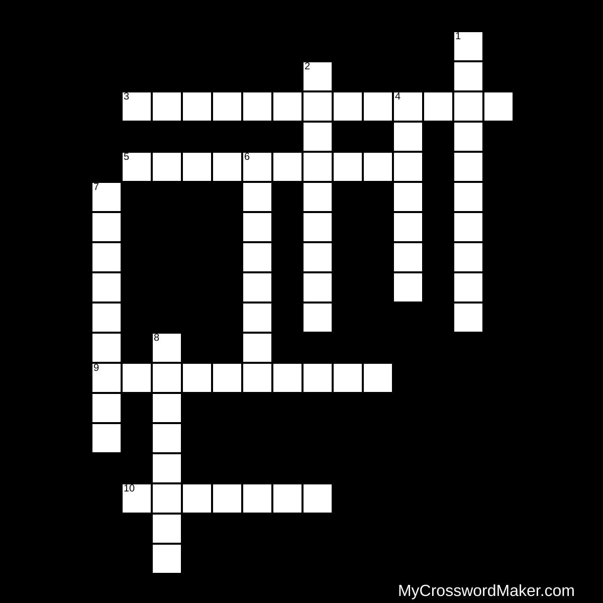 Crucigrama crossword puzzle