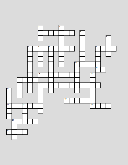 Current Events Vocabulary Crossword - Free Printable | BrightSprout