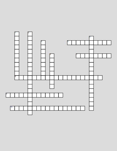 Exercise and Physical Wellness Crossword Puzzle - Free Printable ...