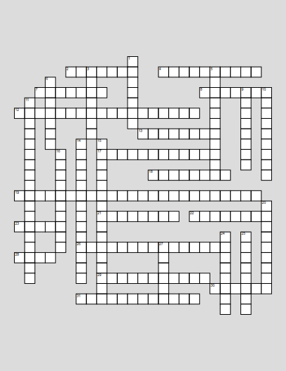 Free Printable 6th Grade Crossword Puzzles | BrightSprout