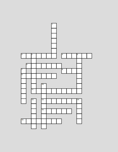 Exercise and Physical Wellness Crossword Puzzle - Free Printable ...